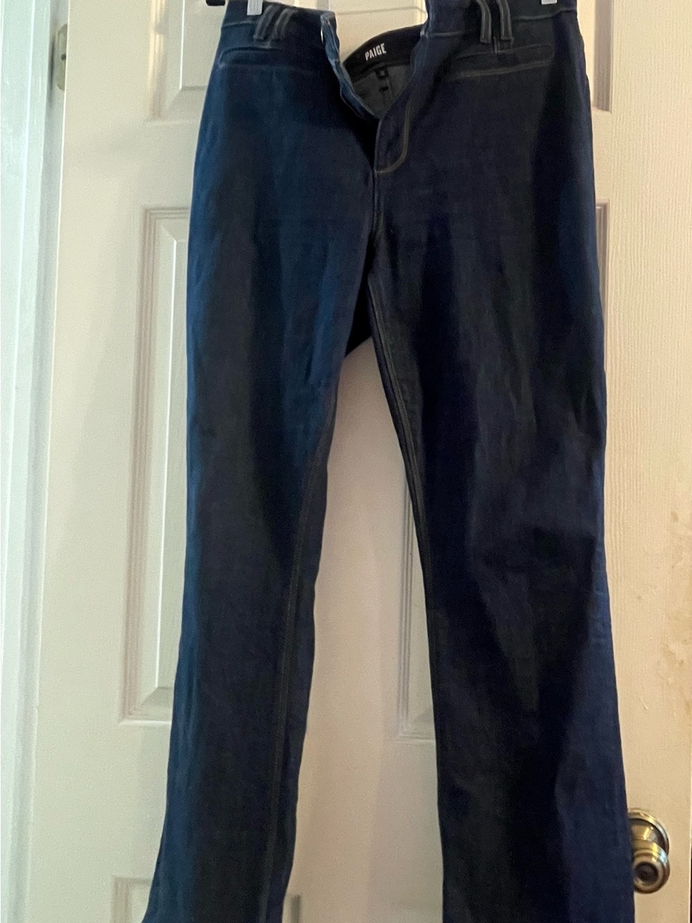 PAIGE Women’s Boot Cut Dark Indigo Jeans